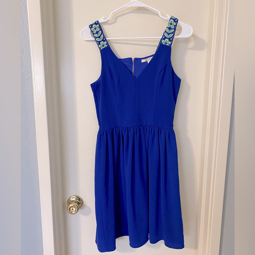 Francesca’s blue summer dress